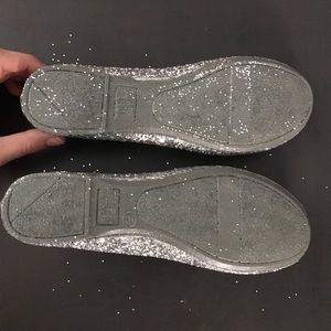 Hand made glitter flats
